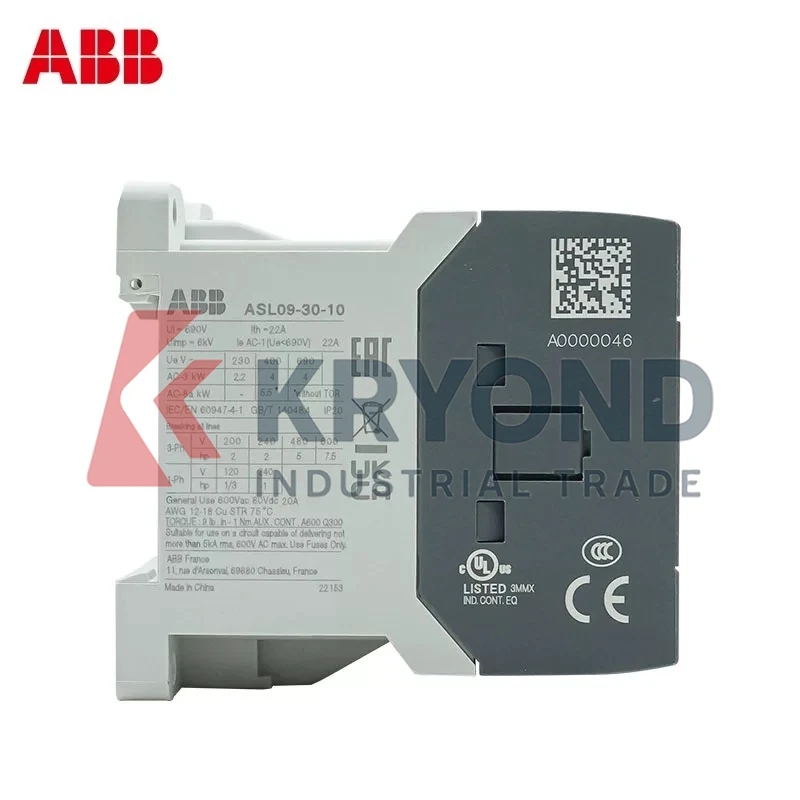 موصل سلسلة ABB AS ASL قواطع كهربائية عالية الأداء للتحكم في المحركات الأتمتة الصناعية وتوزيع الطاقة