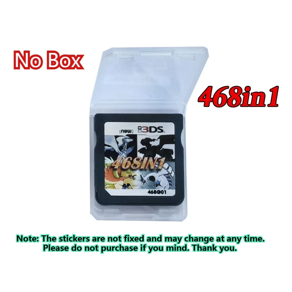482-in-1 compilatie DS NDS 3DS 3DS NDSL Game Cartridge-kaart Videogame Handheld Player Game Card (R4-kaart)
