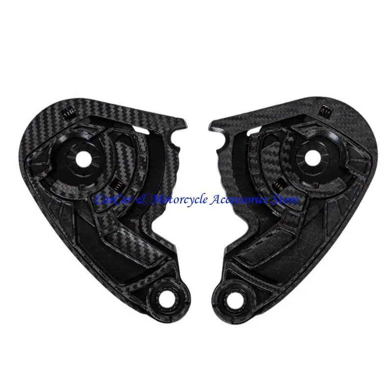 

G5AD 1 Pair Face Shield Windshield Visors Base Motorcycle Helmets Visors Gear Plate
