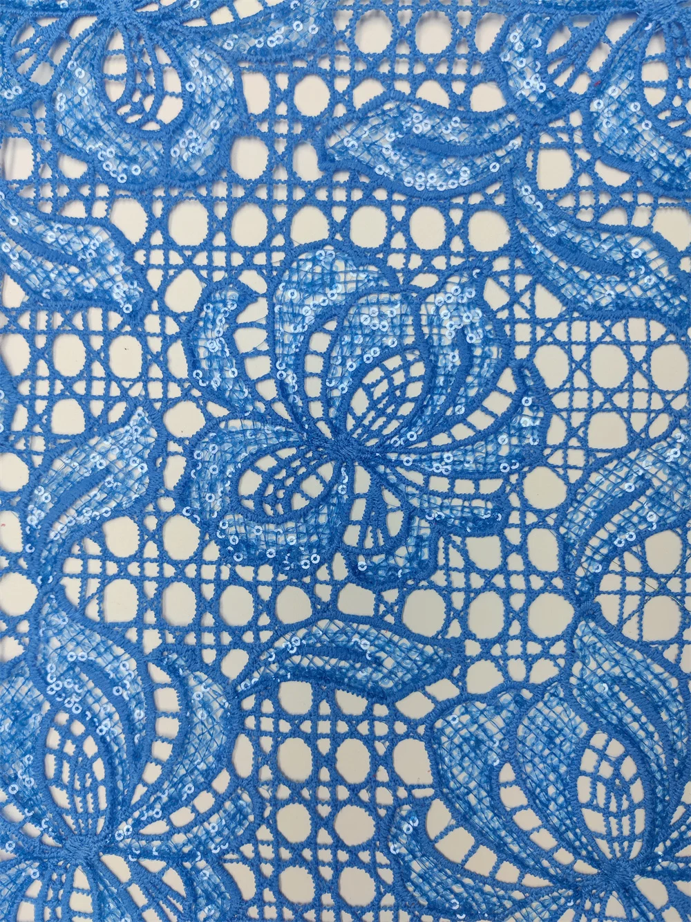 Lace Fabrics 2024 High Quality Guipure Cord Lace With Stones African 100% Cotton Embroidery Swiss Voile Lace Fabric 5Yards