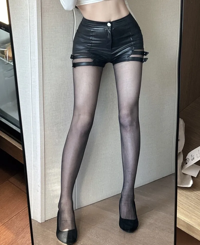 Spicy Girl Skin Short Bar Sexy Ultra Short Fashion Design Sexy Tight Elastic Low Waist Hot Shorts for Women