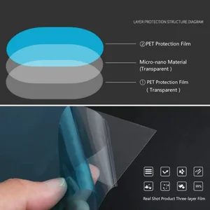 2x Niederschlag Autospiegel Film Spiegel Spiegel Dwaterfestes Wasser Wasser Glas Wassermilch Wassermilch 8 Hauptverkäufe Bamina Antivaho - №6
