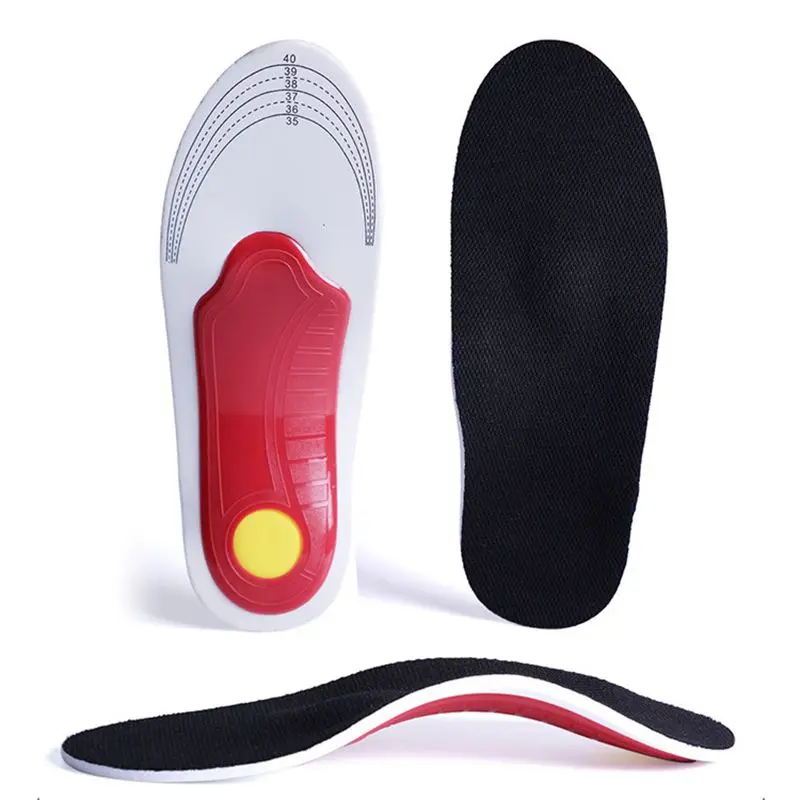Orthopädische Einlegesohlen für Turnschuhe, Plattfuß-Orthesen, Gel-Schuhsohle, Einlegepolster, Fußgewölbestütze für Plantarfasziitis, Fußpflege