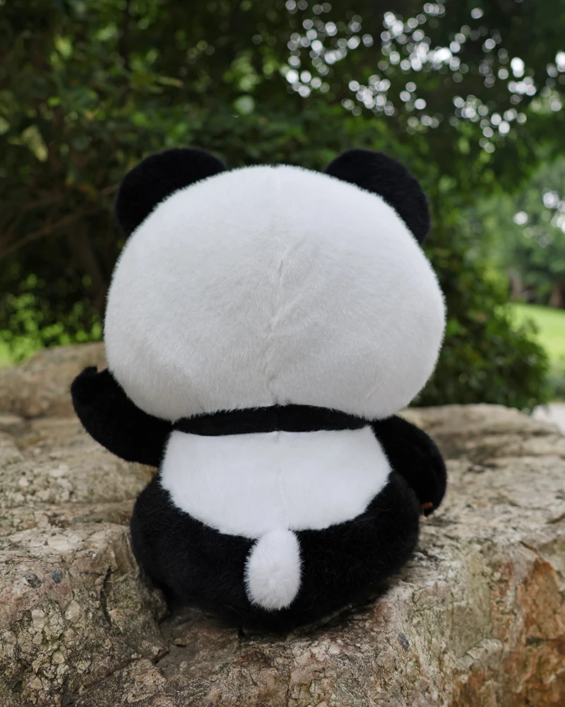 Panda de la vida Real de 25CM de alto, juguete de peluche Extra Suave, Panda gigante, juguetes de animales de peluche, muñecas, regalos para niños y adultos