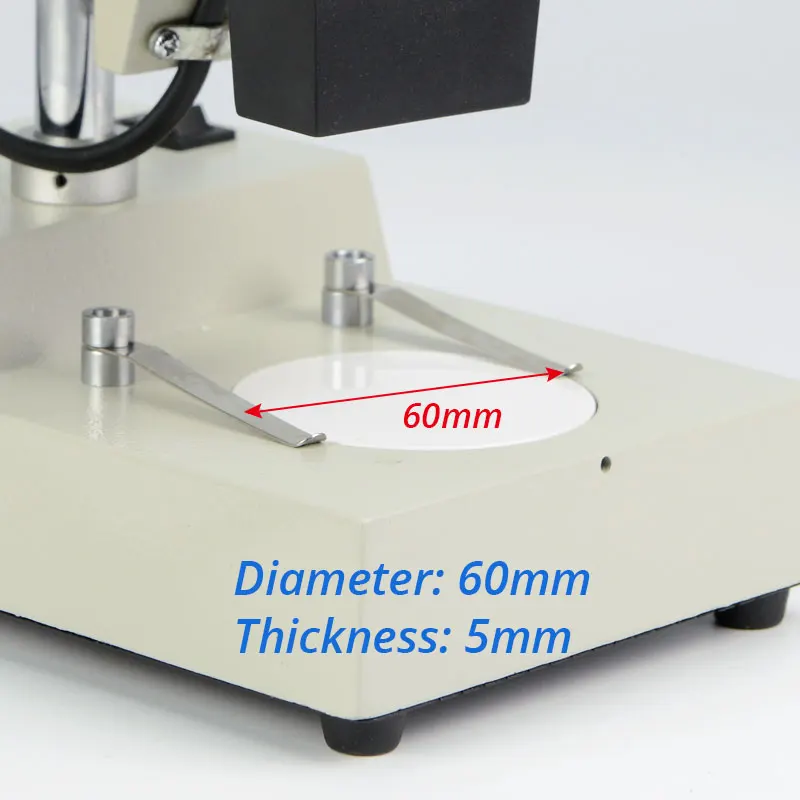 

Stereo Microscope Working Stage Round 60mm White Black Plastic Plate Work Board