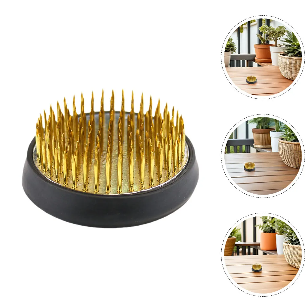 3Pcs Premium Brass Flower Pin Holder Frog for Professional Floral Arranging Reusable Flower Arrangement Base Elegant