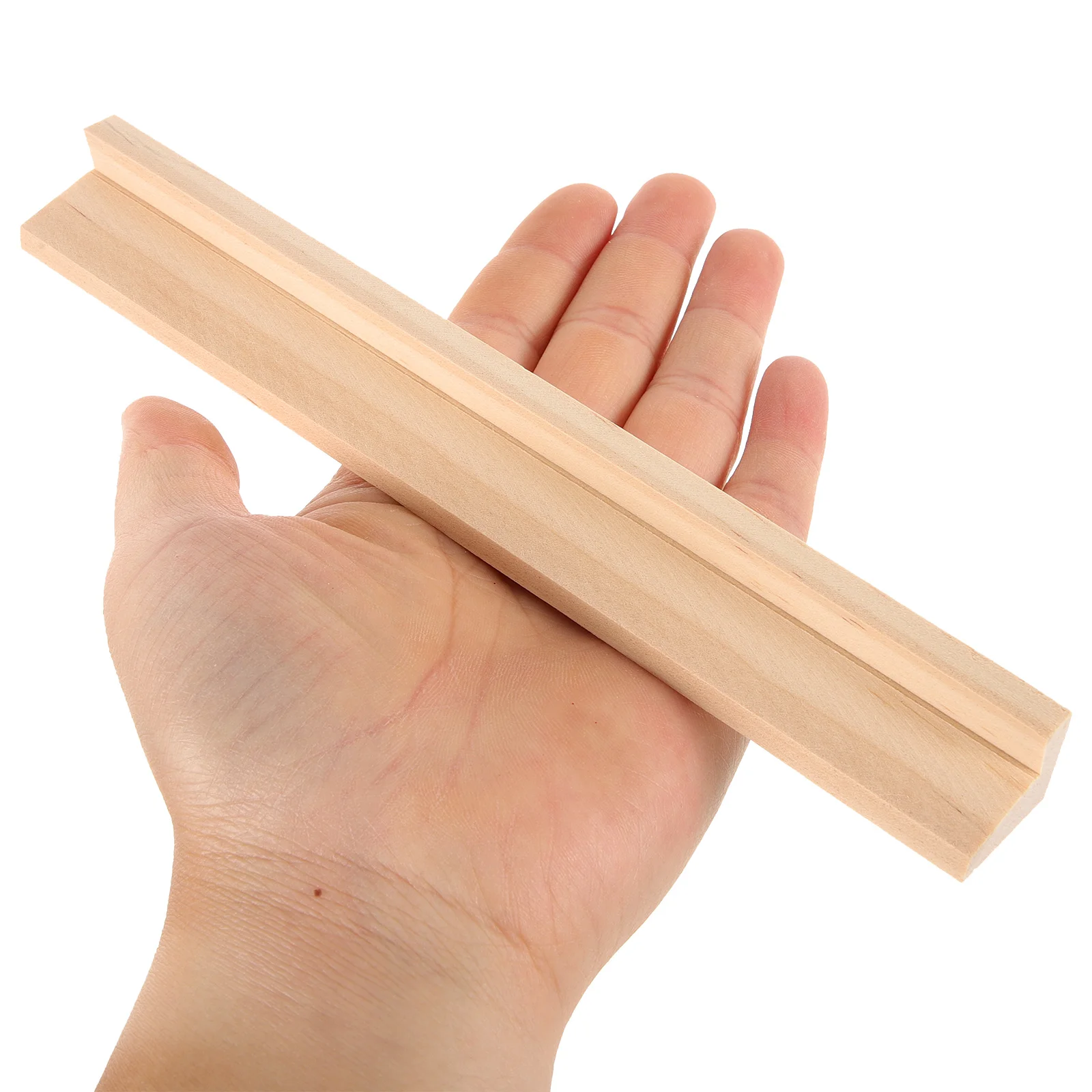 

10pcs Wooden Alphabet Base Eco-Friendly English Letter Display Stand Kids Learning Toy Logical