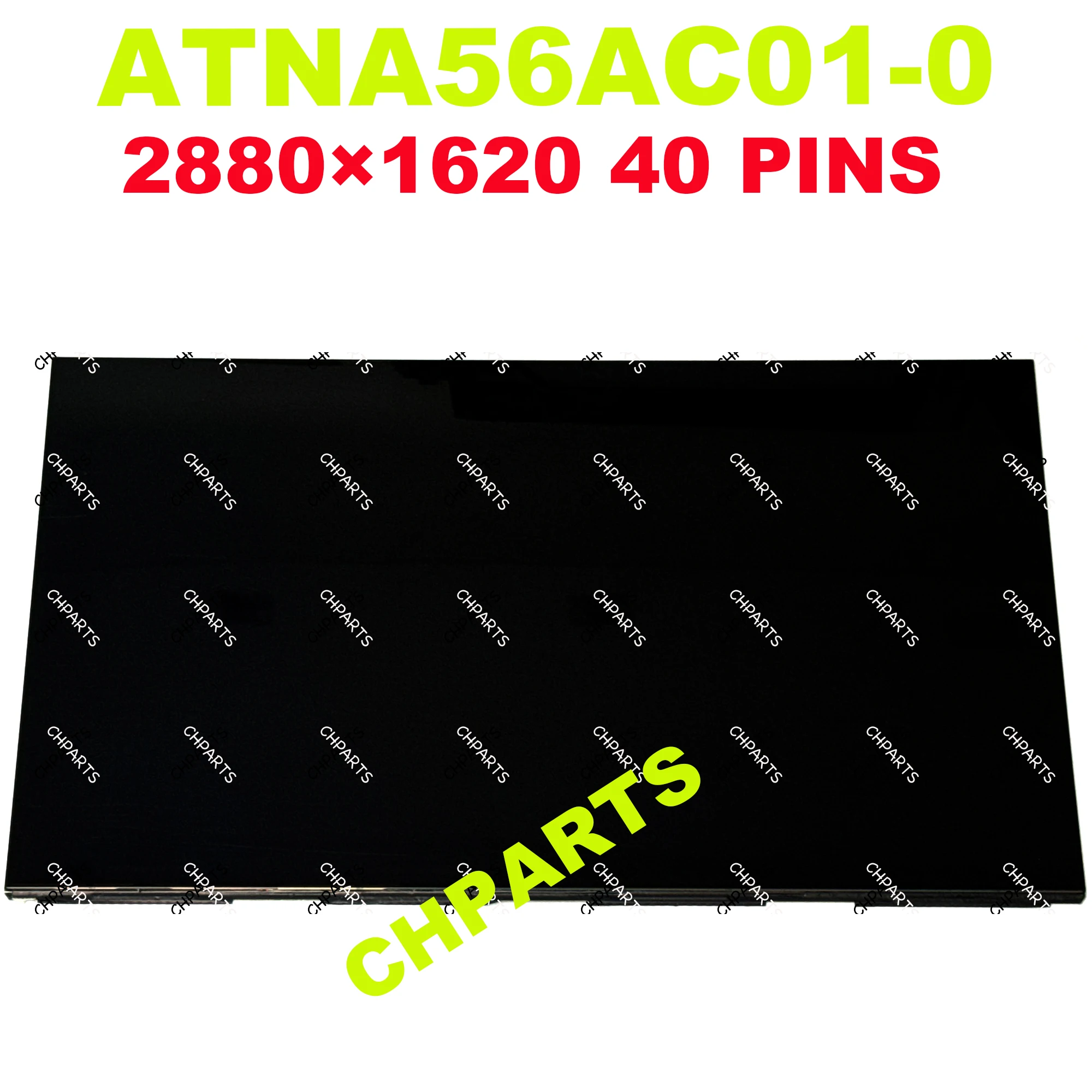 Imagem -02 - Tela do Portátil Oled para Asus K3502z K6500z M1503q Atna56ac01 Atna56ac010 2880x1620 2.8k 40 Pinos Display 156