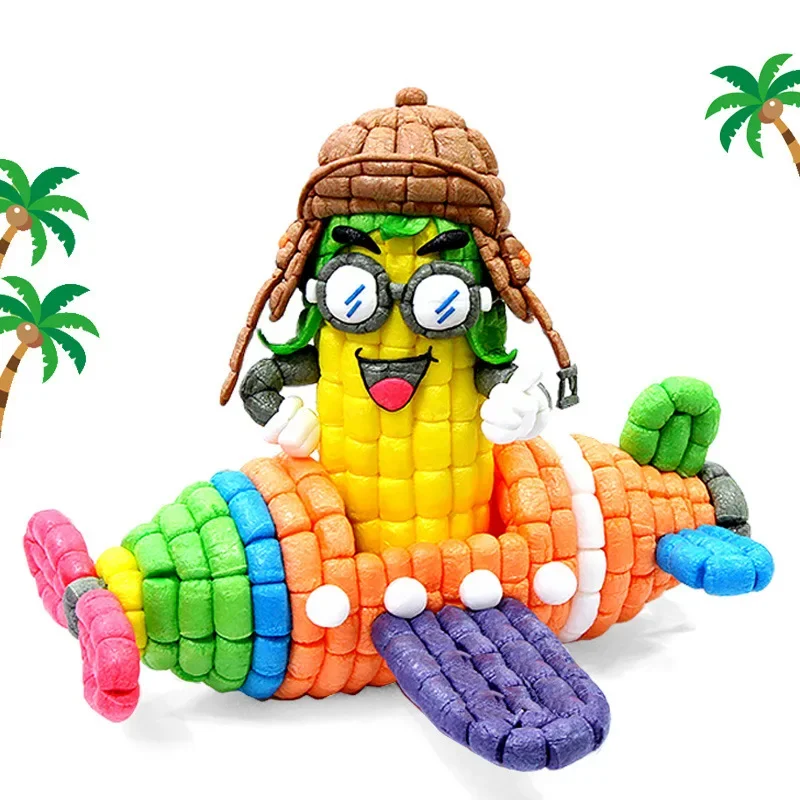 500pcs/pack Magic Corn DIY Art Handmade Toys Building Creative Inspiration Kids Educational Kindergarten School Party Easter