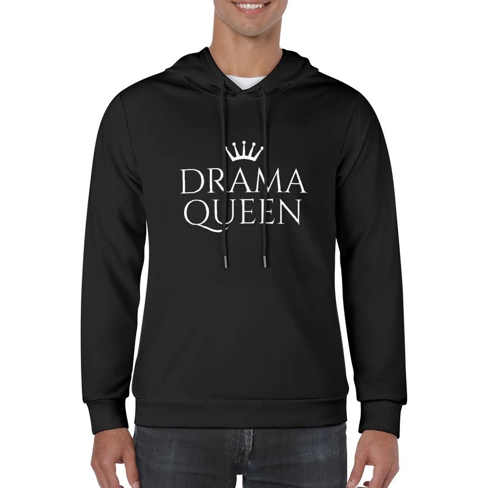 بلوزة ملابس جمالية بقلنسوة من Drama Queen، ملابس شتوية للرجال، ملابس مصممة للرجال، سويت شيرت بقلنسوة