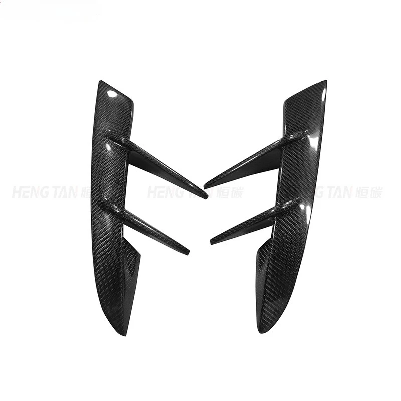 

For Toyota Supra A90 Bull Demon King Carbon Fiber Front Bar Air Knife Fender Vent Decoration Accessories