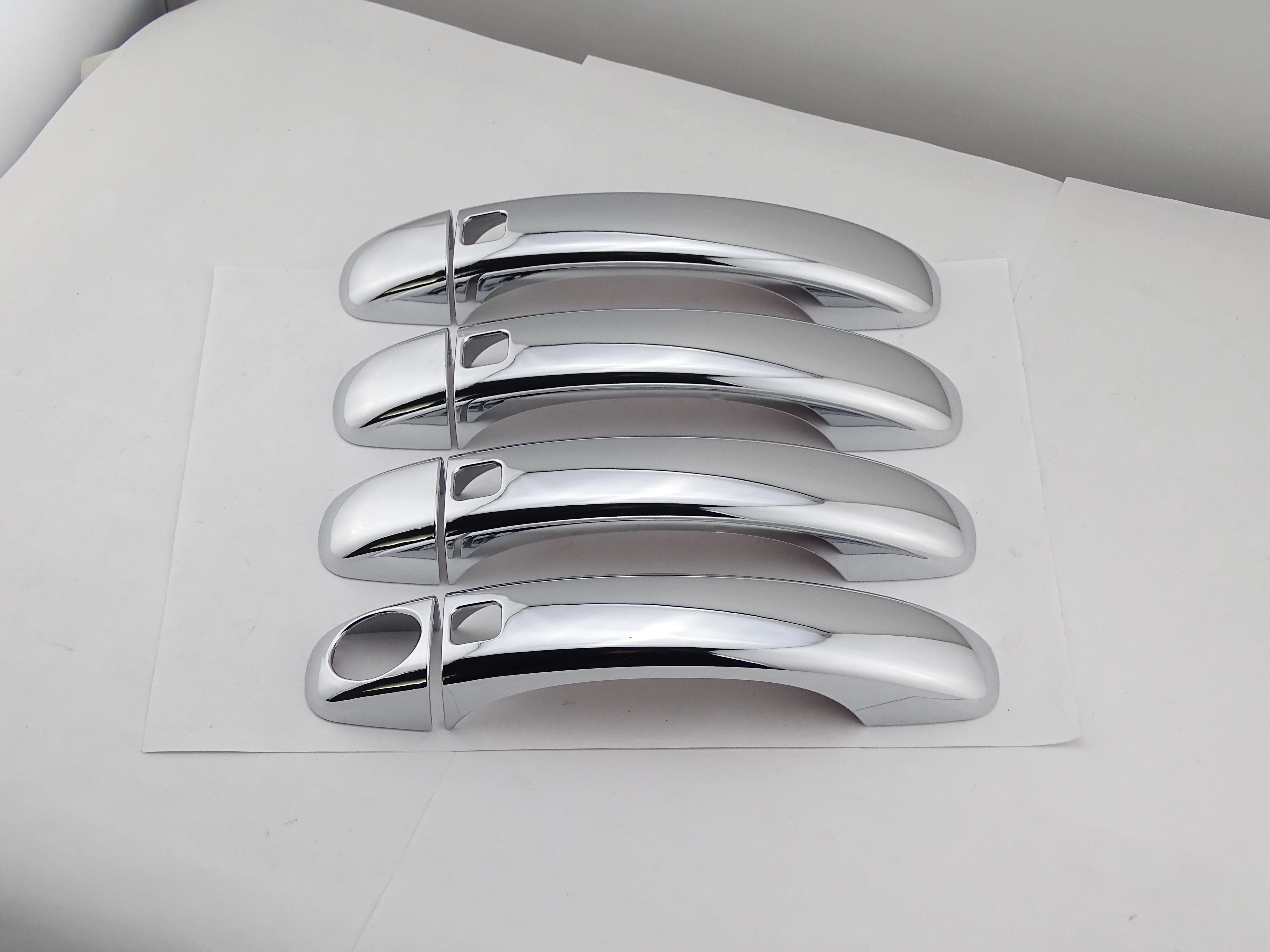 4Doors Car exterior accessory Chrome Door handle cover auto door trim Cap shell for AUDI Q7 2006-2014