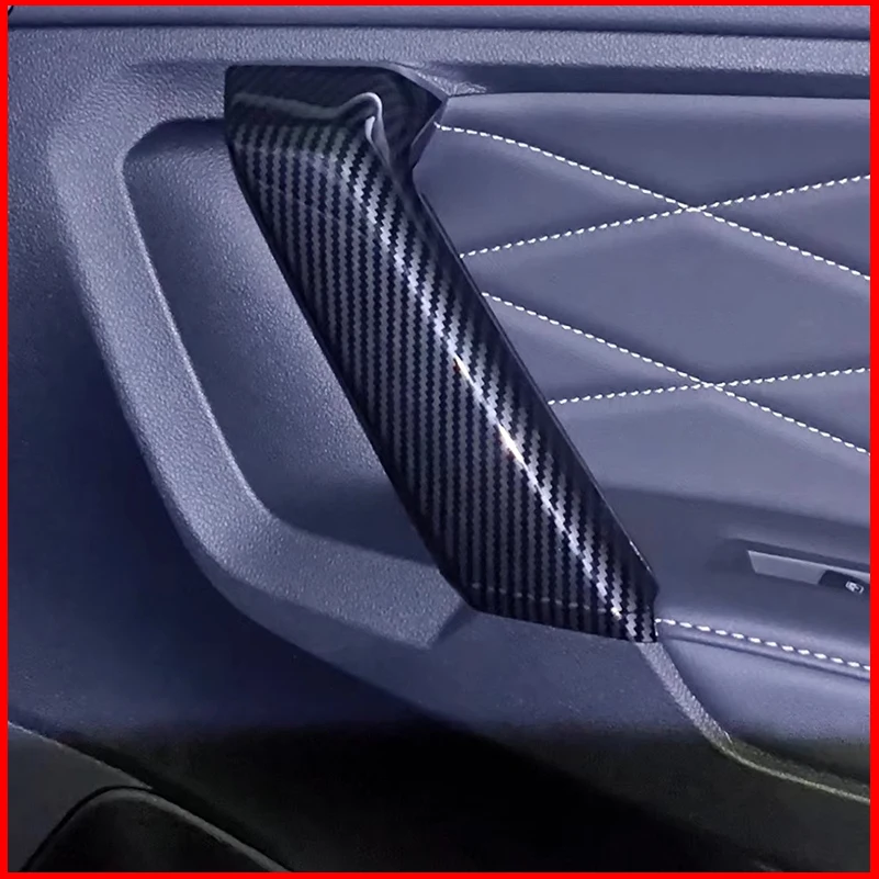 Car Styling For VW Volkswagen Tiguan 2010-2021 Door Handle Holder Cover Trim Strips Decoration Auto Parts Accessories