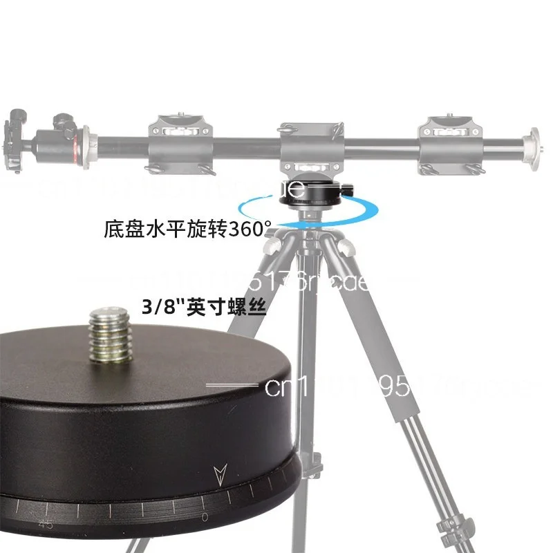 360 Degree Rotating Panoramic Pan Head, Scale Plate Base, DSLR Camera Tripod Frame Stitching Plate for Photography Accessories