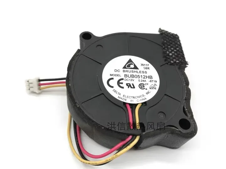 Free shipping original 5015 BUB0512HB-6T19 12V 0.24A 5CM 50 * 15mm small blower cooling fan