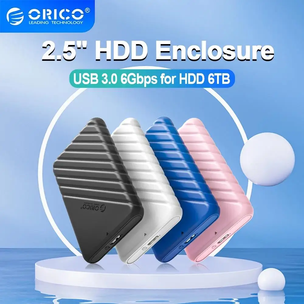 

ORICO HDD Enclosure 2.5 SATA to USB3.0 3.1 Adapter Hard Drive Case 5Gbps HDD SSD Hard Drive Enclosure Support UASP for PC Laptop