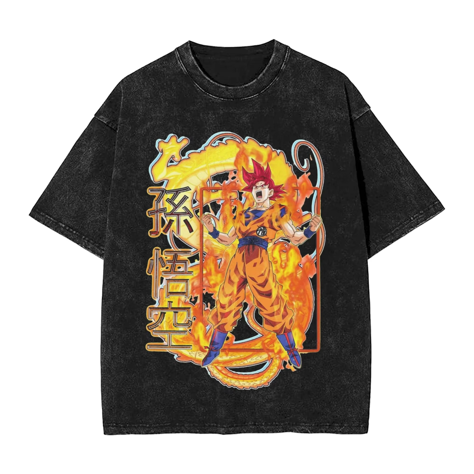 

Футболка с персонажами Dragon Ball Z, летняя хлопковая футболка унисекс 2026, повседневная уличная одежда, графический топ, тренд уличной моды Y2K