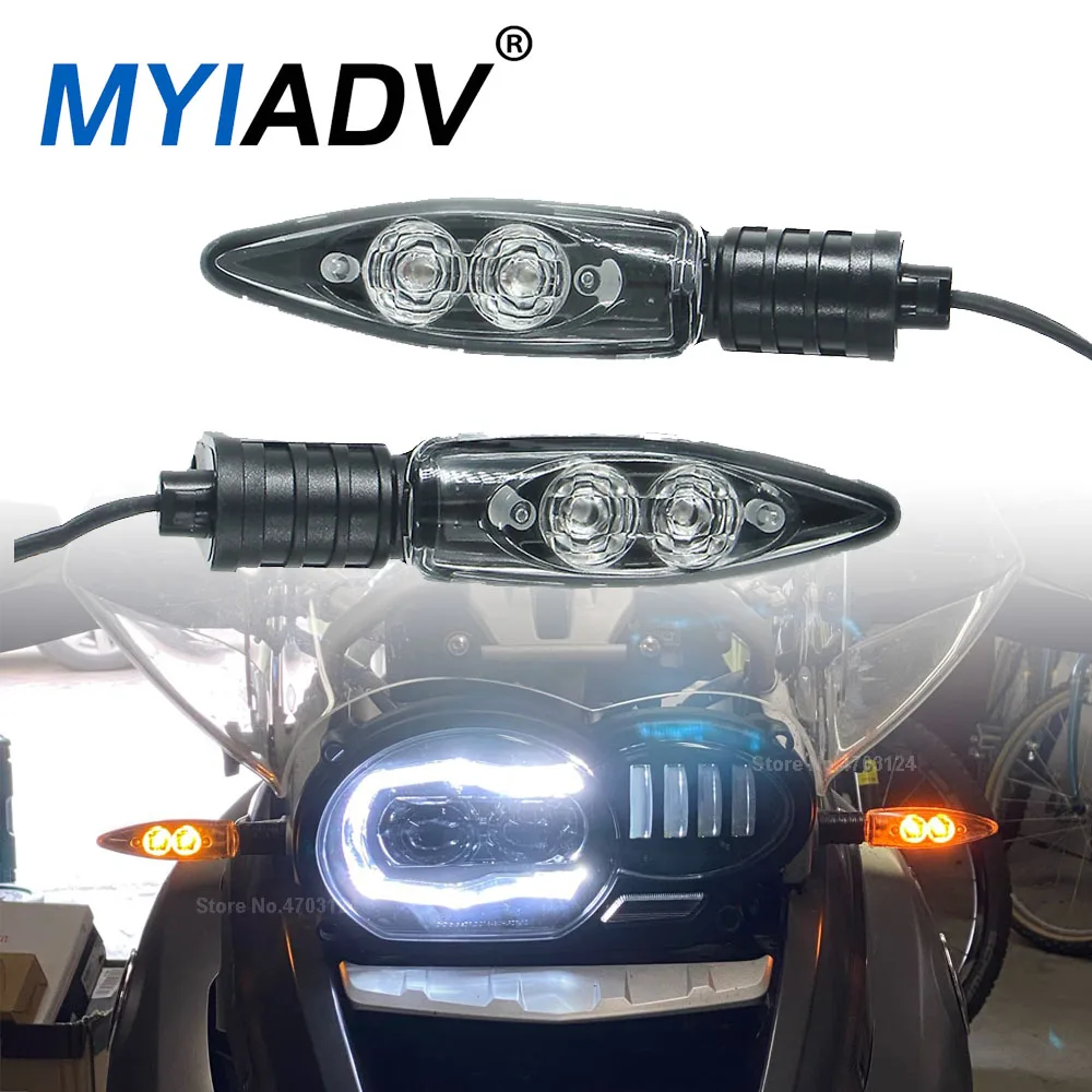 

Blinker Turn Signals Motorcycle LED Indicators For BMW R1250GS R1200GS Adventure G310R/GS S1000RR S1000R K1300S R1200R F800GS/R