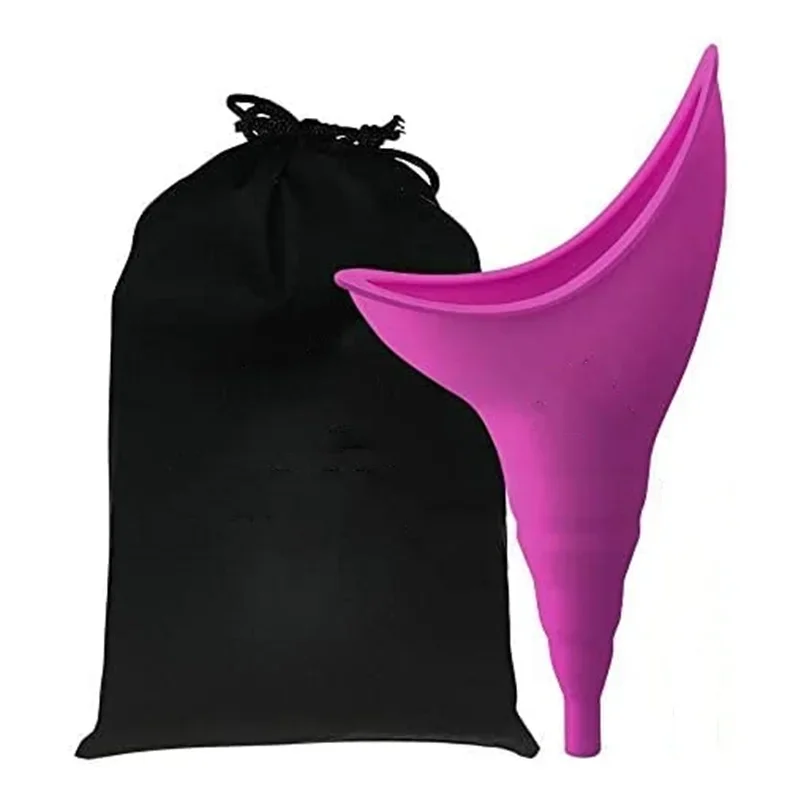 

Silicone Female Urination Device Portable Female Standing Up Urinal Reusable Women Pee Funnel for Outdoor Travel Camping Hiking