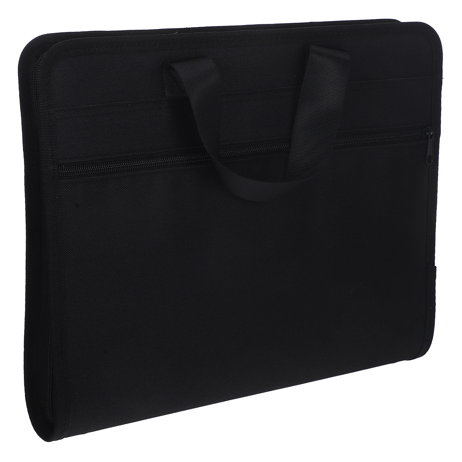 

Black A4 File Folder Storage Bag H held Document ganizer Portable Legal Size Accordion Design Student Office Travel