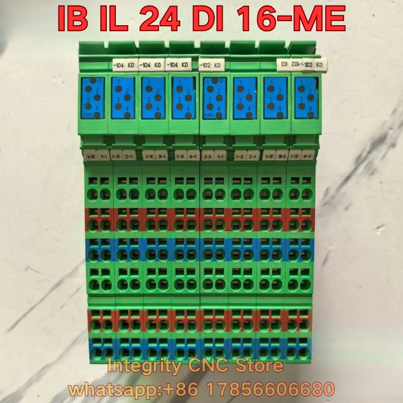 Second-hand IB IL 24 DI 16-ME 2897156 IB IL 24 DO 16-ME 2897253 module function test is normal