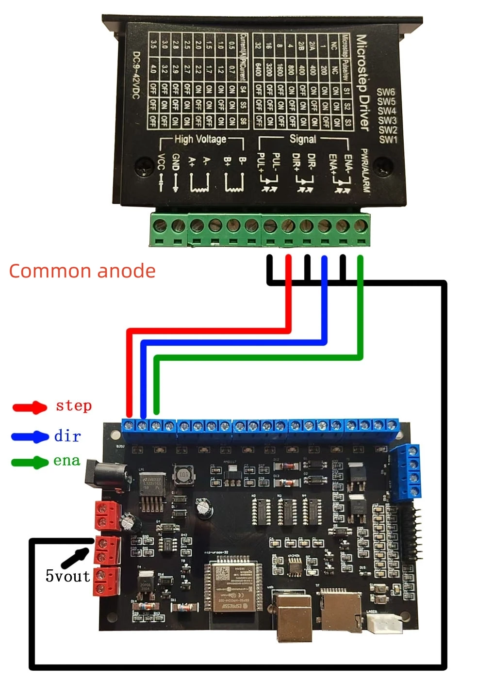 32bits GRBL Controller 3 Axis Control Board Stepper Motor Drive for CNC Engraver