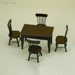 DollHouse Mini Furniture Decoration Mini Handmade Table And Chair Model Shooting Scene Props
