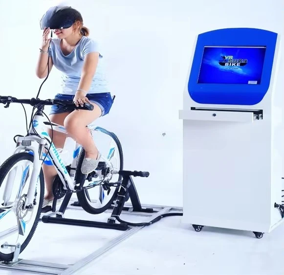 Hot Sale Fashionable Indoor Sport Game 9d Virtual Reality Bicycle 9d Vr Bicycle Simulator