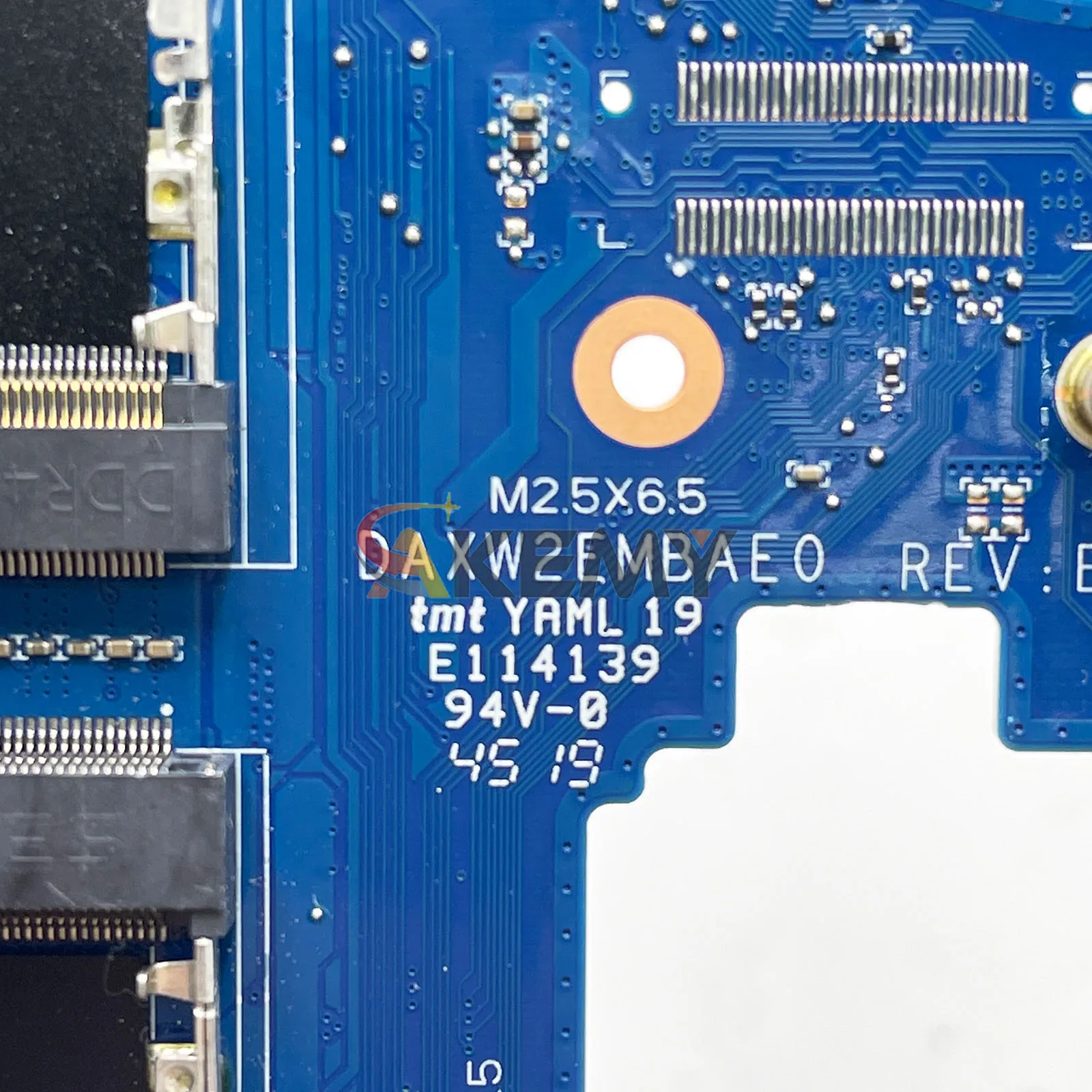 DAXW2EMBAE0 Laptop Motherboard For HP ZBook 15 G6 With i5 i7 i9 CPU T1000 T2000 4GB GPU L68825-601 L68848-601 100% Fully Tested