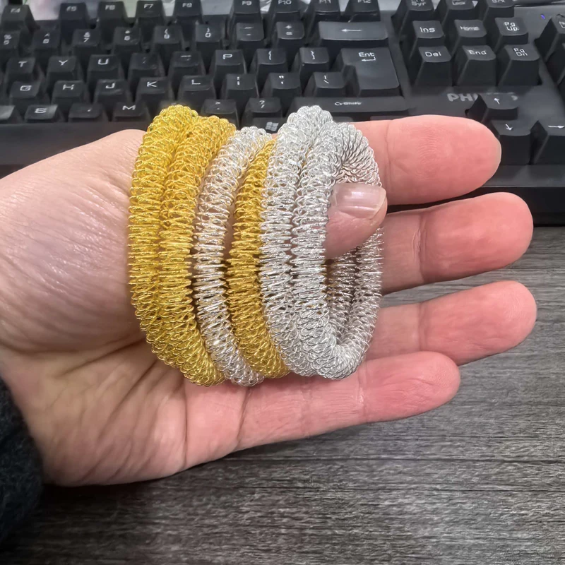 6 قطعة اليد الحسية المعصم القلق أساور العلاج بالابر تدليك حلقة الاسترخاء الإجهاد المخفض هدايا للمراهقين بنين بنات الكبار #2