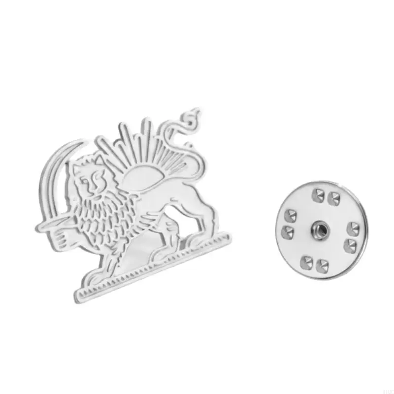 Iran Cultural Stainless Steel Brooch Pin Timeless Decorative Piece Chest Pin Accessory For Outfits And Gifts 