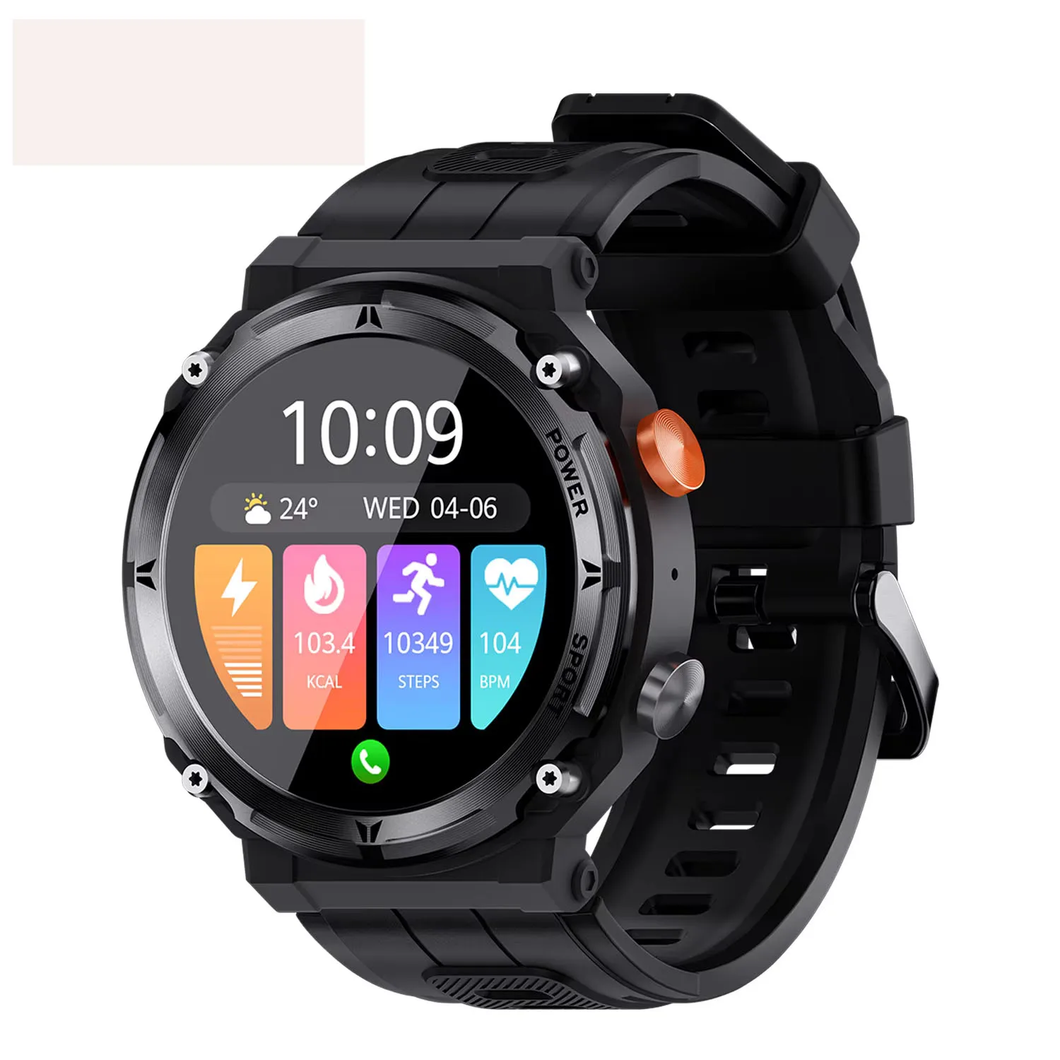 

C21Pro Smart Watch Men Outdoor Sport Smartwatch BT Call Voice Assistant Watch Heart Rate Monitor Waterproof Wristwatch