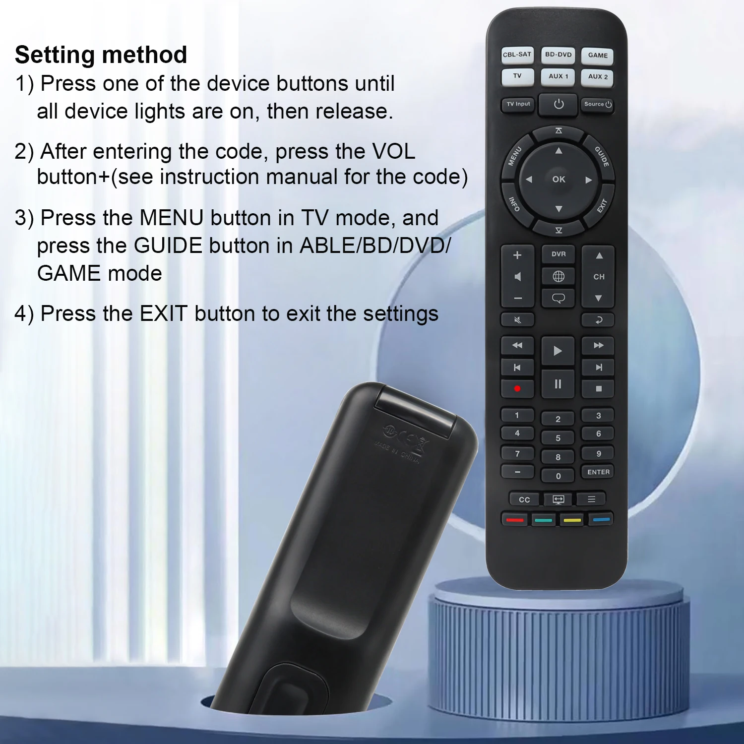 Bose Multifunctional Replacement Remote suitable for Bose CineMate 520, 220, 130, 120 SoundTouch,Solo 5 535 525 SOLO5, CM520