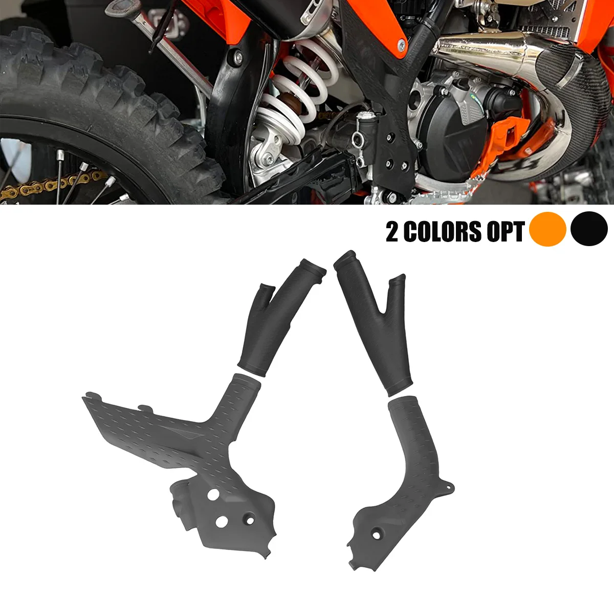 For KTM 125 150 250 300 350 450 500 SX SXF XC XCF EXC EXCF 2020-2023 Motorcycles Plastic Frame Cover Body Guard Protector