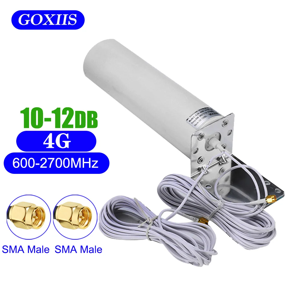 4G 3G GSM LTE Antenna 10-12dBi Omni-Directional Wall Mount Antenna for Mobile Cell Phone Cellular 4G LTE Router Modem Gateway