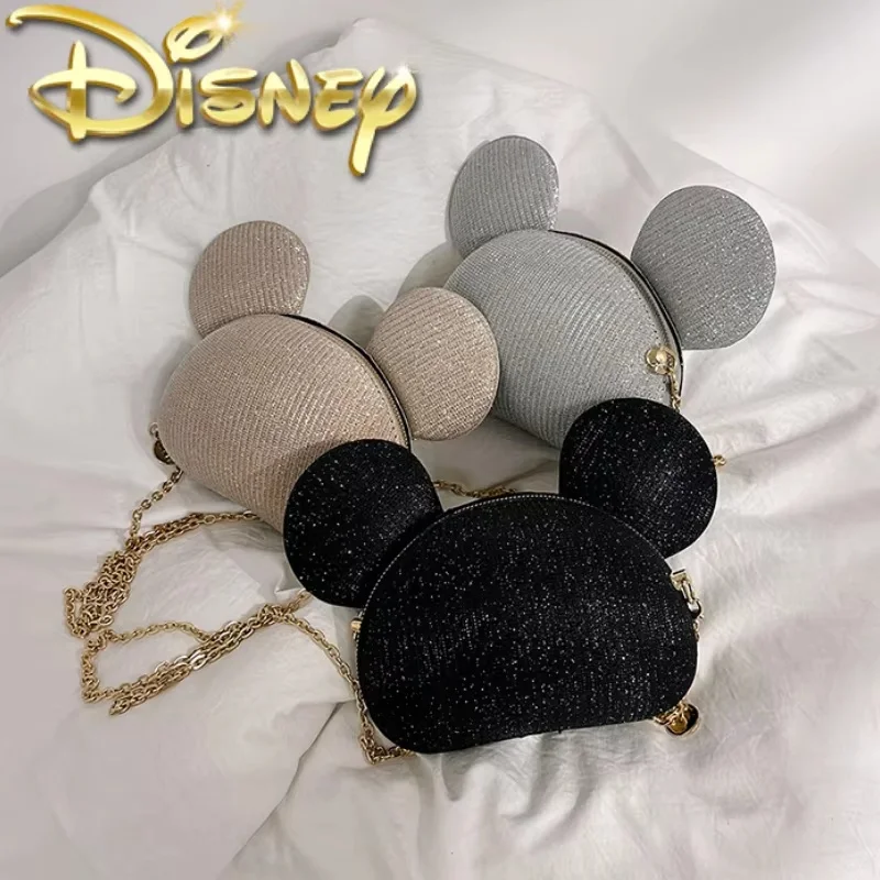 2024 Hot Trendy Disney Mickey Women'S Crossbody Bag Fashionable Personalized Crossbody  Banquet Women Dinner Bag