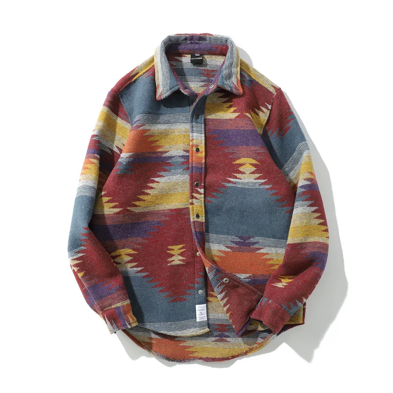 2023 Herfst Winter Nieuwe Katoenen Heren Casual Klassiek Modieus Shirt Met Lange Mouwen Heren Plus Fluwelen Dik Warm Hoogwaardig Shirt