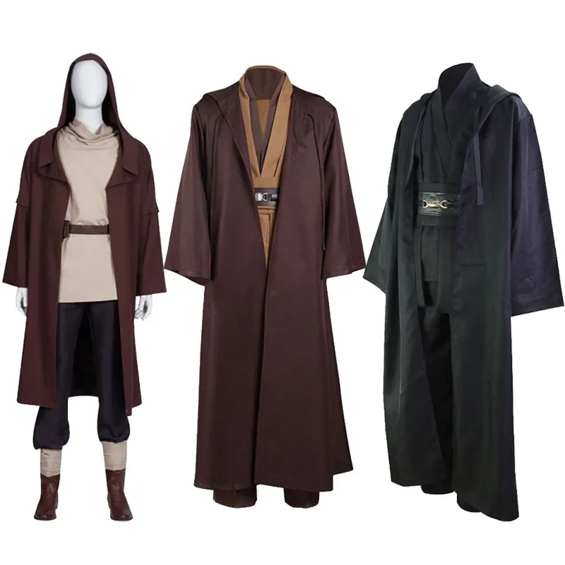 Obi Wan Kenobi Cosplay Costume jedi Knight Robe Suit Halloween Performance Costumes