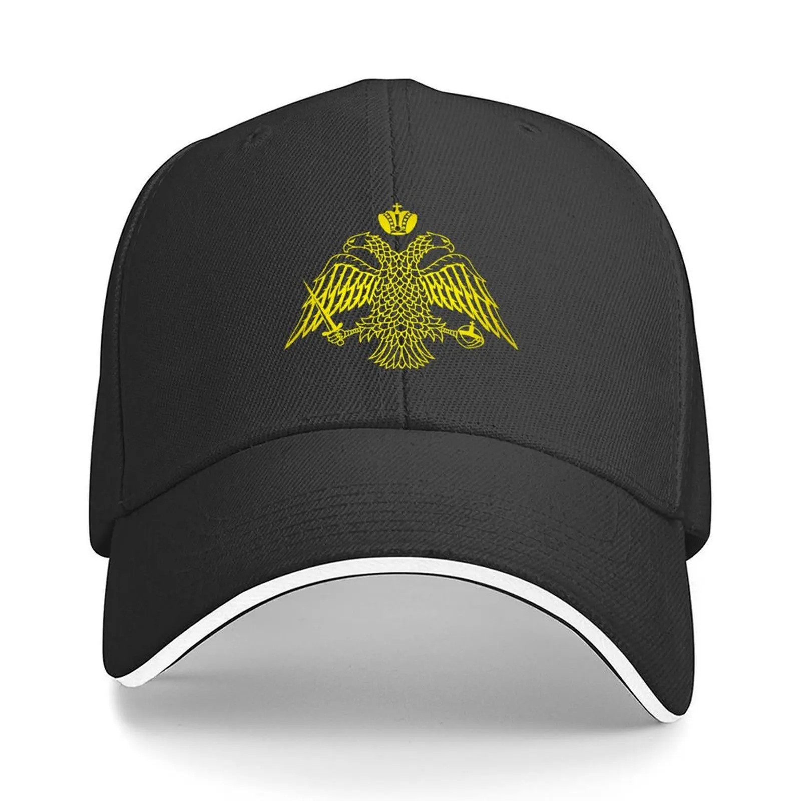 

Christian Orthodox Double Headed Eagle Emblem Baseball Cap Visor Luxury Hat Rugby beach hat Women's Golf Wear Men's