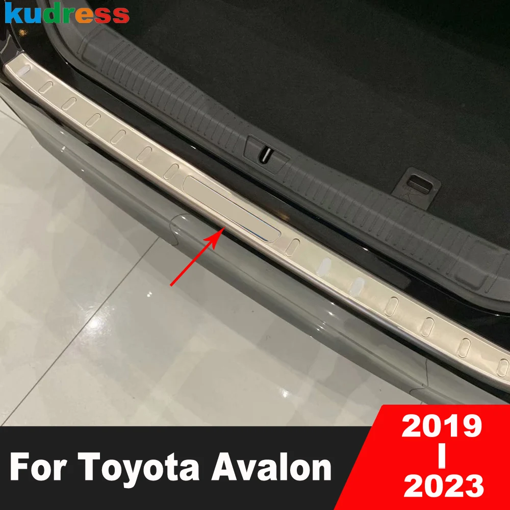 

Rear Trunk Bumper Cover Trim For Toyota Avalon 2019 2020 2021 2022 2023 Steel Car Tailgate Protector Door Sill Plate Guard