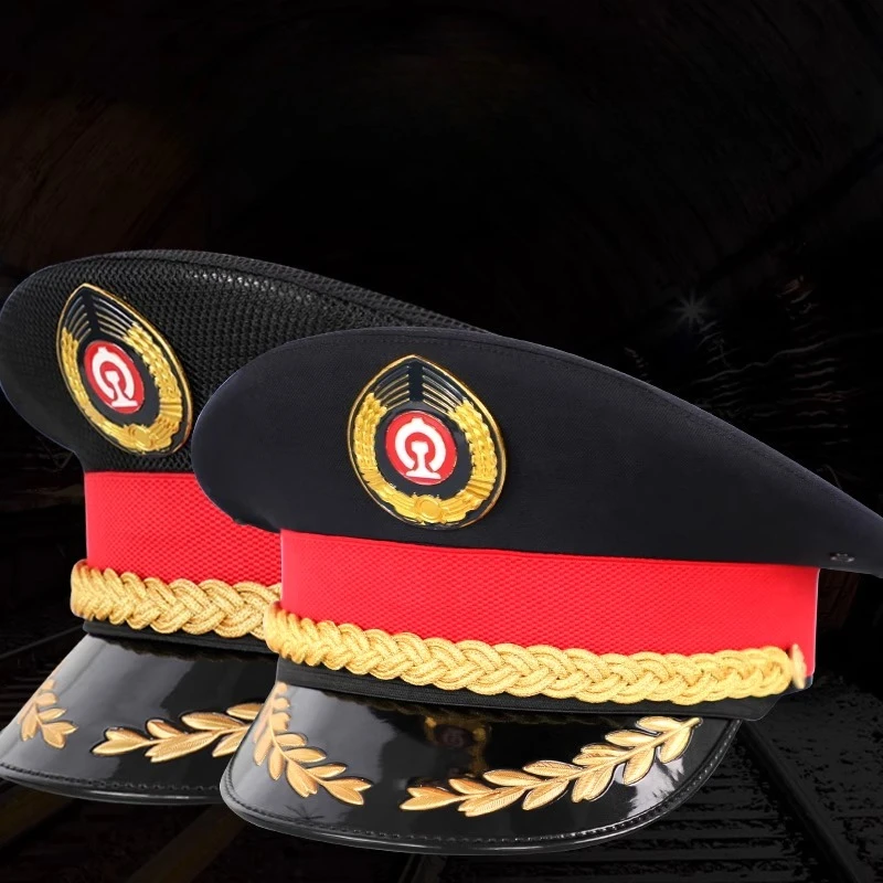 

Original Designer Brand New Railway Big Cap Roll Eave Crew Cap Mesh Black Big Eave Caps for Women and Men Hot Selling