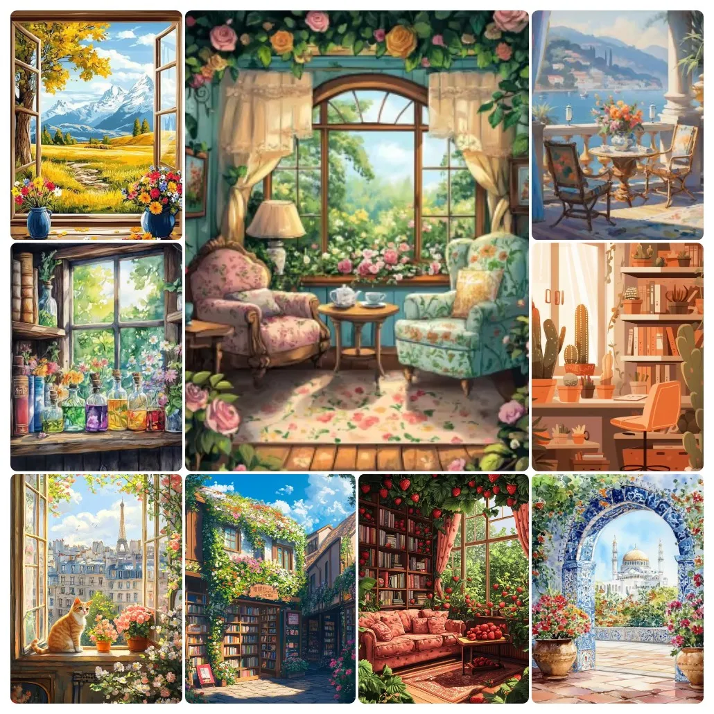 

Jigsaw Puzzles Accessories Indoor landscape DIY Puzzle Games Family Fun Puzzles Educational Toys reative Gifts for Teenagers