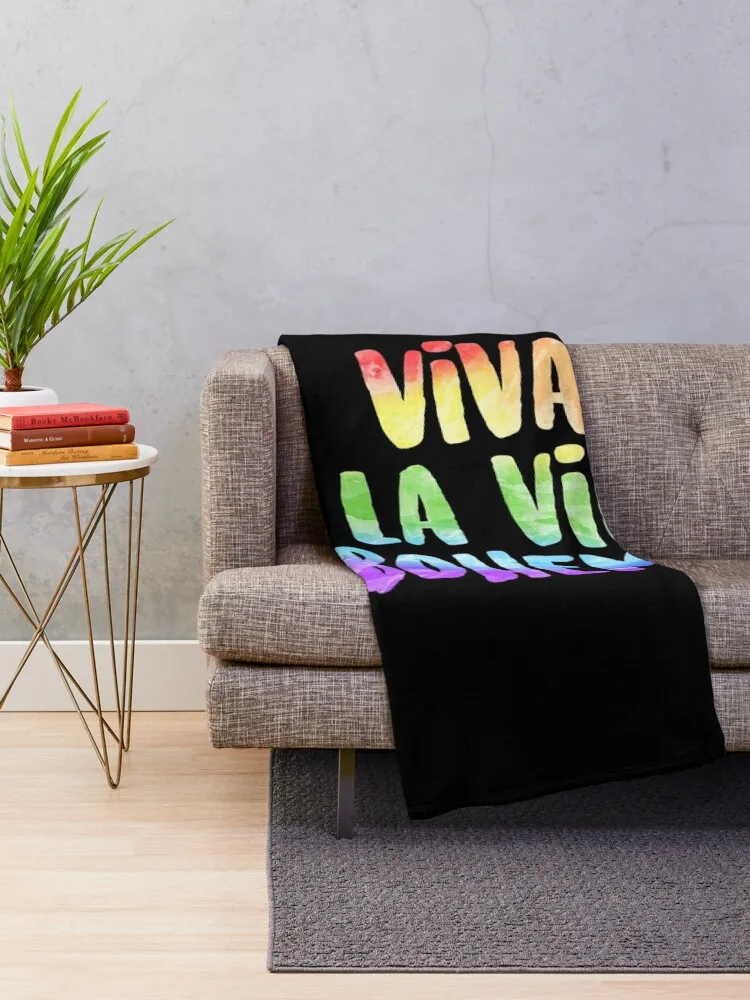 Viva La Vie Boheme! RENT Throw Blanket Tourist Luxury Designer Beach heavy to sleep Blankets