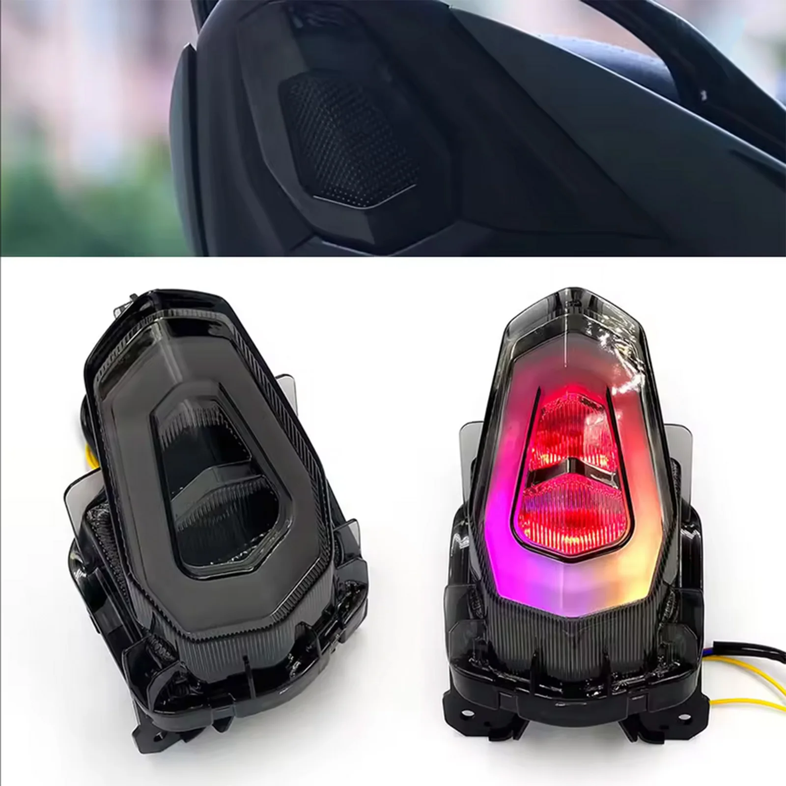 

LED Tail Light For Yamaha Y16ZR LC135 FI V8 Integrated Turn Signal Brake Lamp Taillight