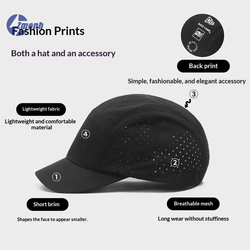 New！Quick-Drying Mesh Baseball Cap - Breathable Lightweight UV Protection Sunshade, For Men Women Couples, Outdoor Hiking