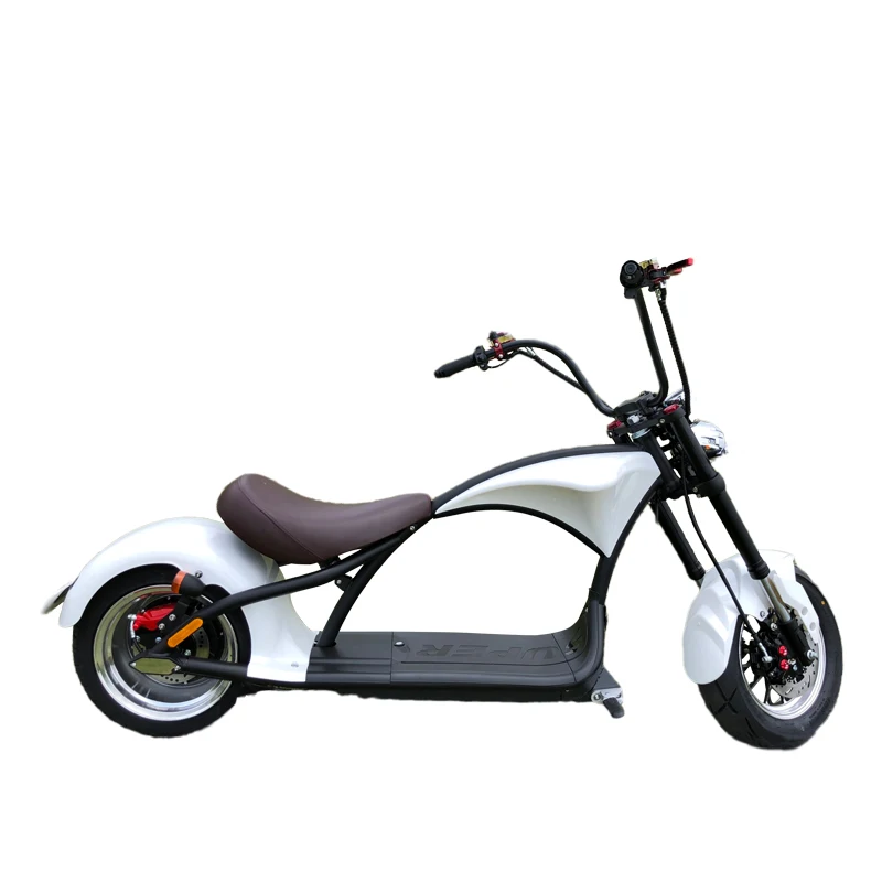 Holland warehouse direct M1 citycoco electric chopper motorcycle fat tire electric scooter