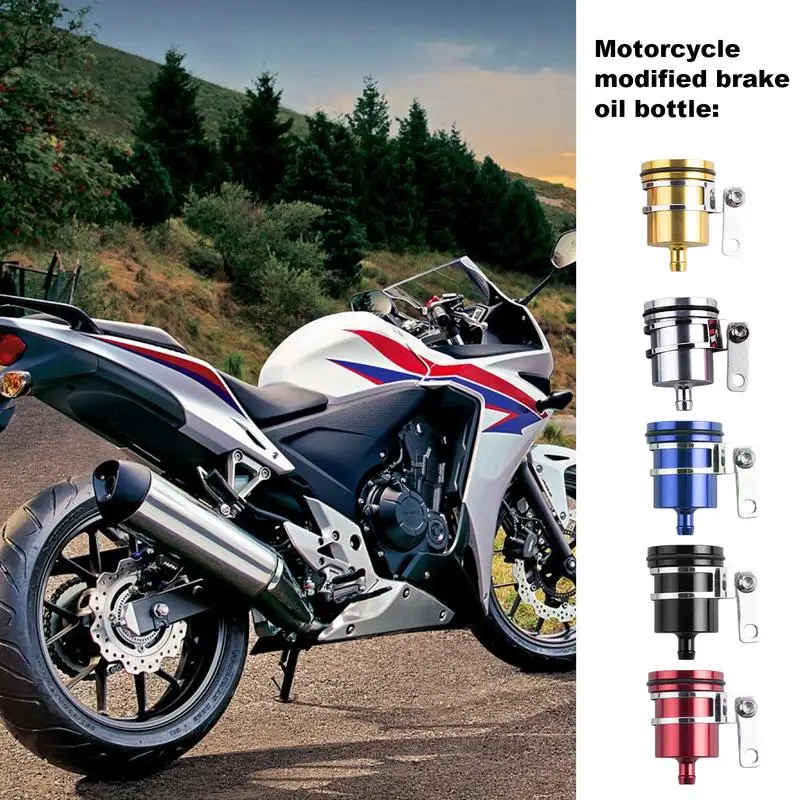 Motorcycle Brake Oil Reservoir Cup Motorcycle Brake Cylinder Fluid Reservoir Cup Motorbike Rear Front break Tank Oil Fluid Cup