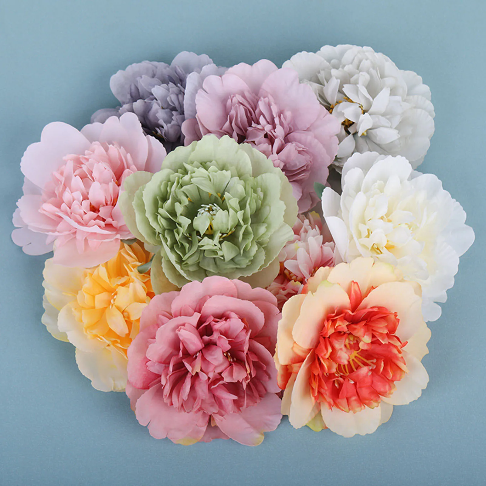 Vintage Chinese Style Hair Clip For Women Artificial Simulated Gauze Flower Duckbill Clips Elegant Exquisite Floral Hairpin image 2
