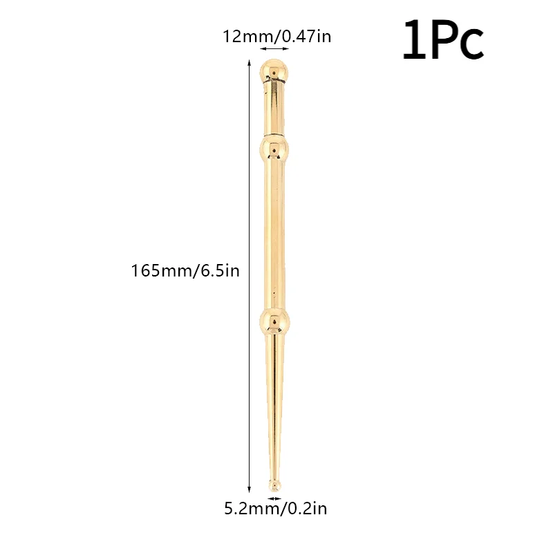 Pure Copper Acupressure Pen Ear Acupoint Massage Stick Improve Eyesight Acupuncture Point Massager Acupoint Meridian Massage Pen
