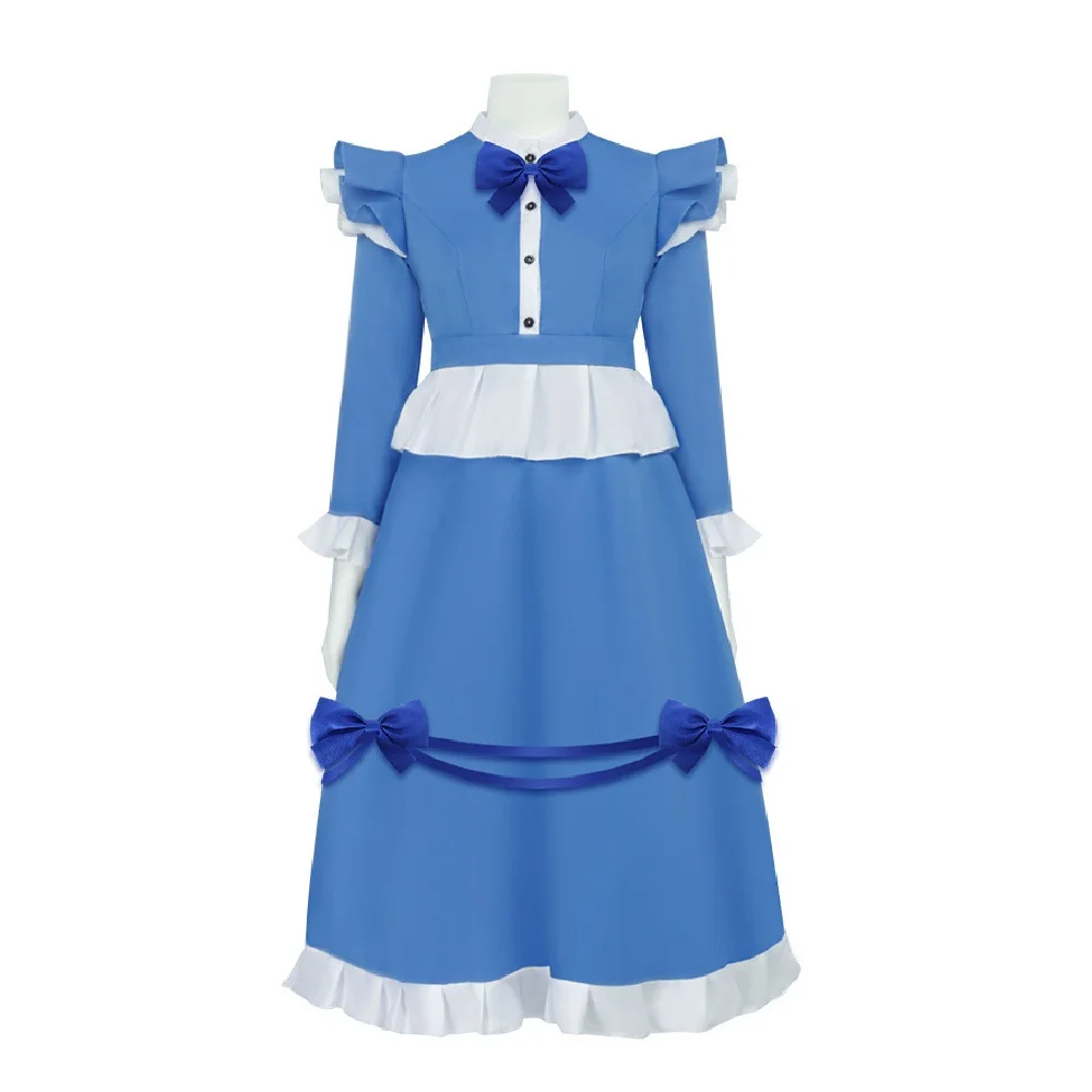 

Poppy‌ Dress Blue Cosplay Costumes Game Character Halloween Costume Performance Clothes for Adults Women
